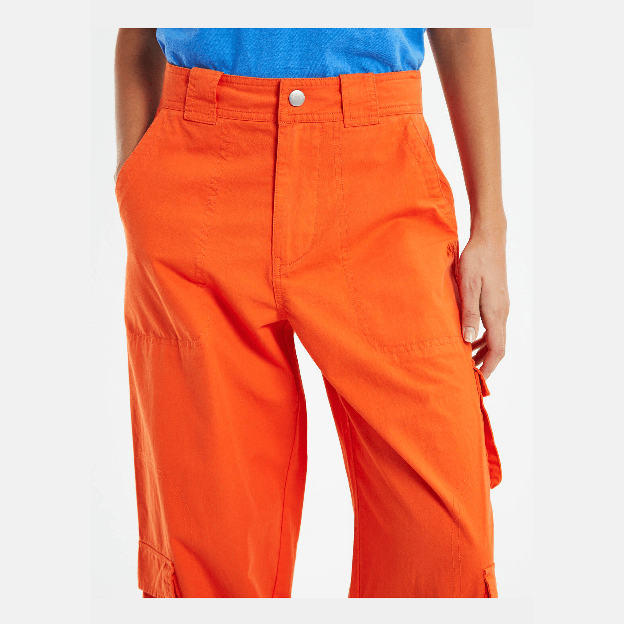 Misfit water pipe cargo pant- sherbert