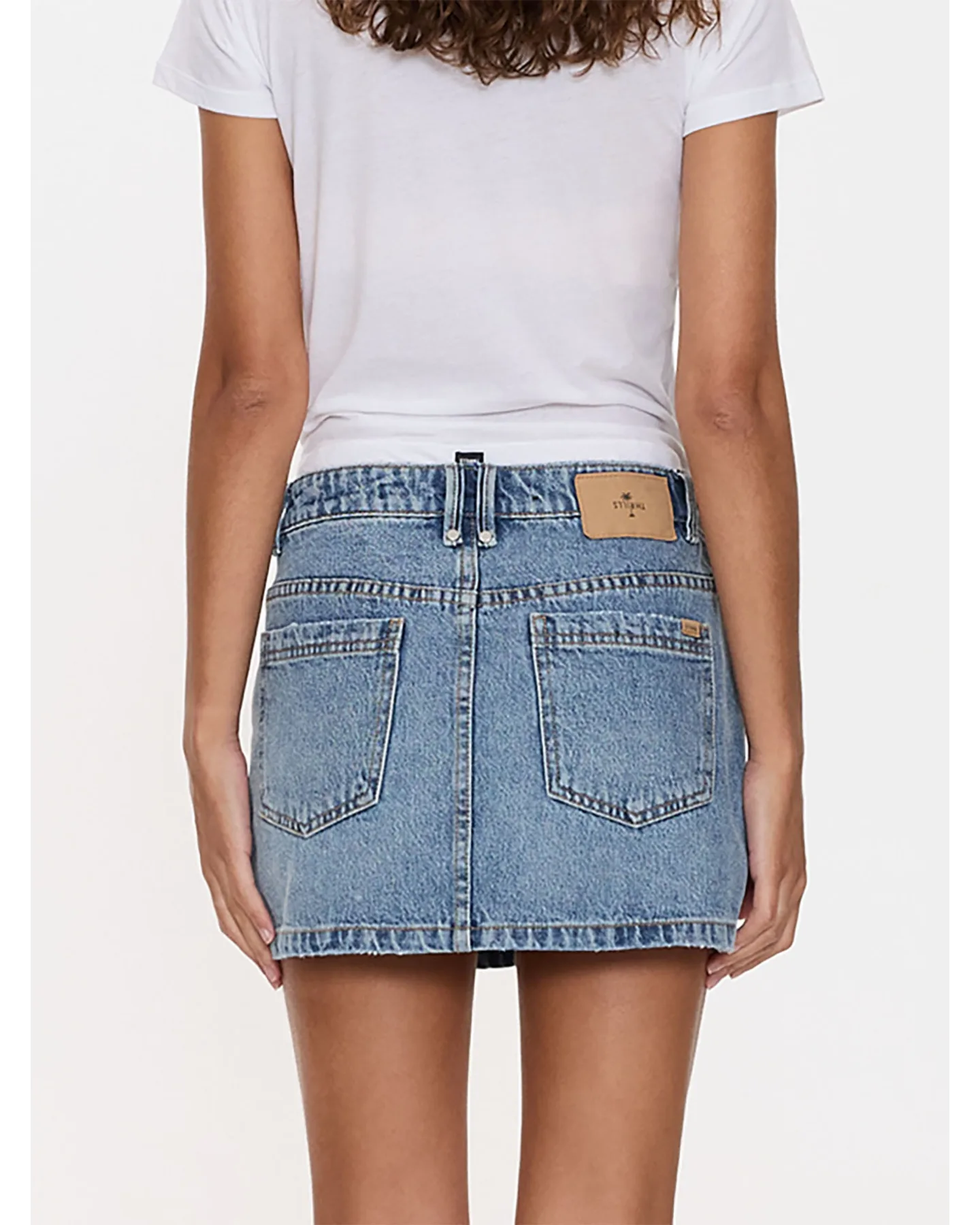 THRILLS Sophie Mid Rise Mini Skirt - Rustic Fade