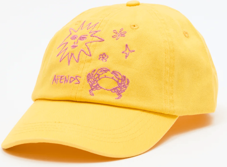 AFENDS Sunbake- Panelled Cap - Lemon