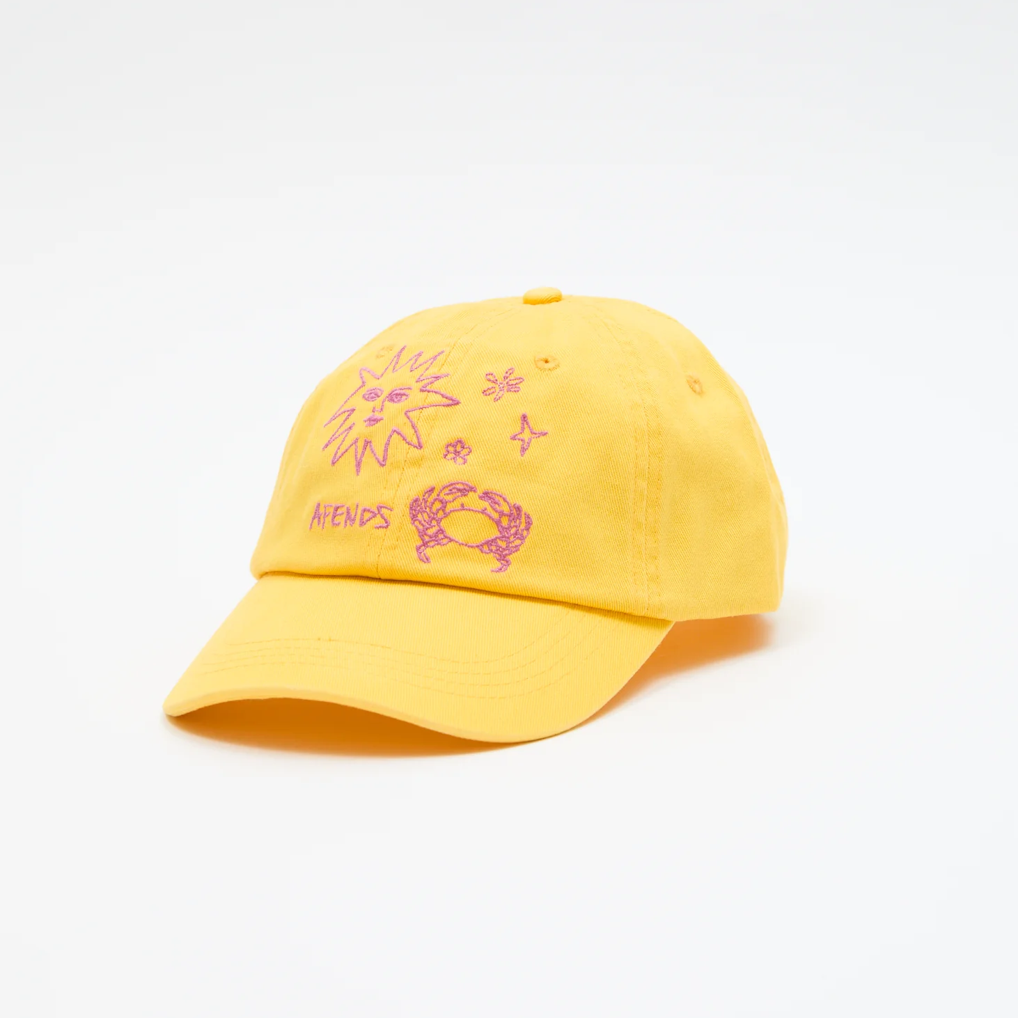AFENDS Sunbake- Panelled Cap - Lemon
