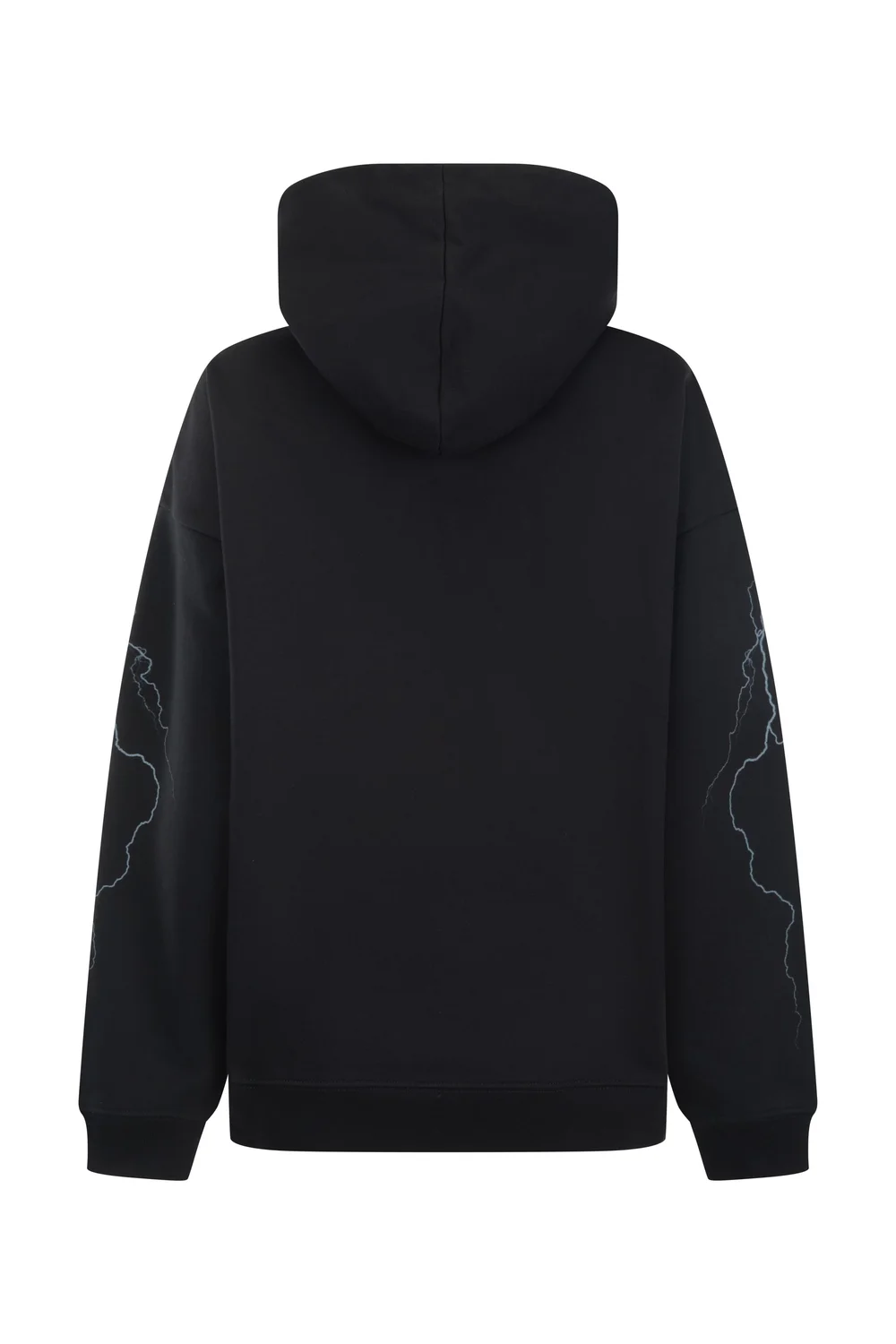 SEA STREET Metallic driver oversized hoody - Washed black