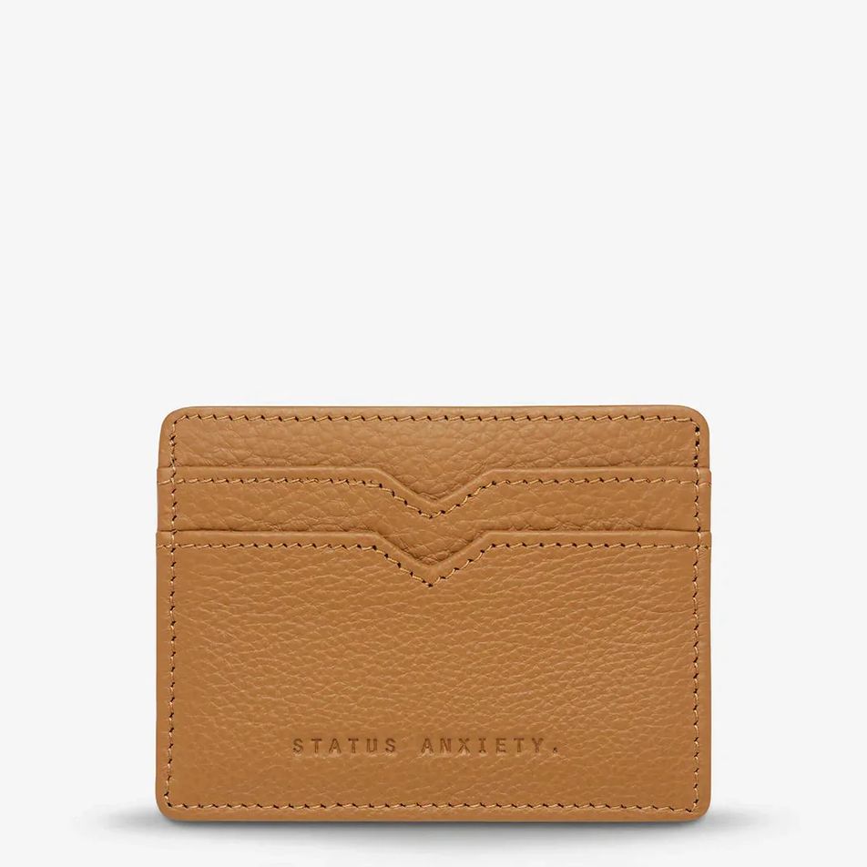 STATUS ANXIETY together for now wallet - tan