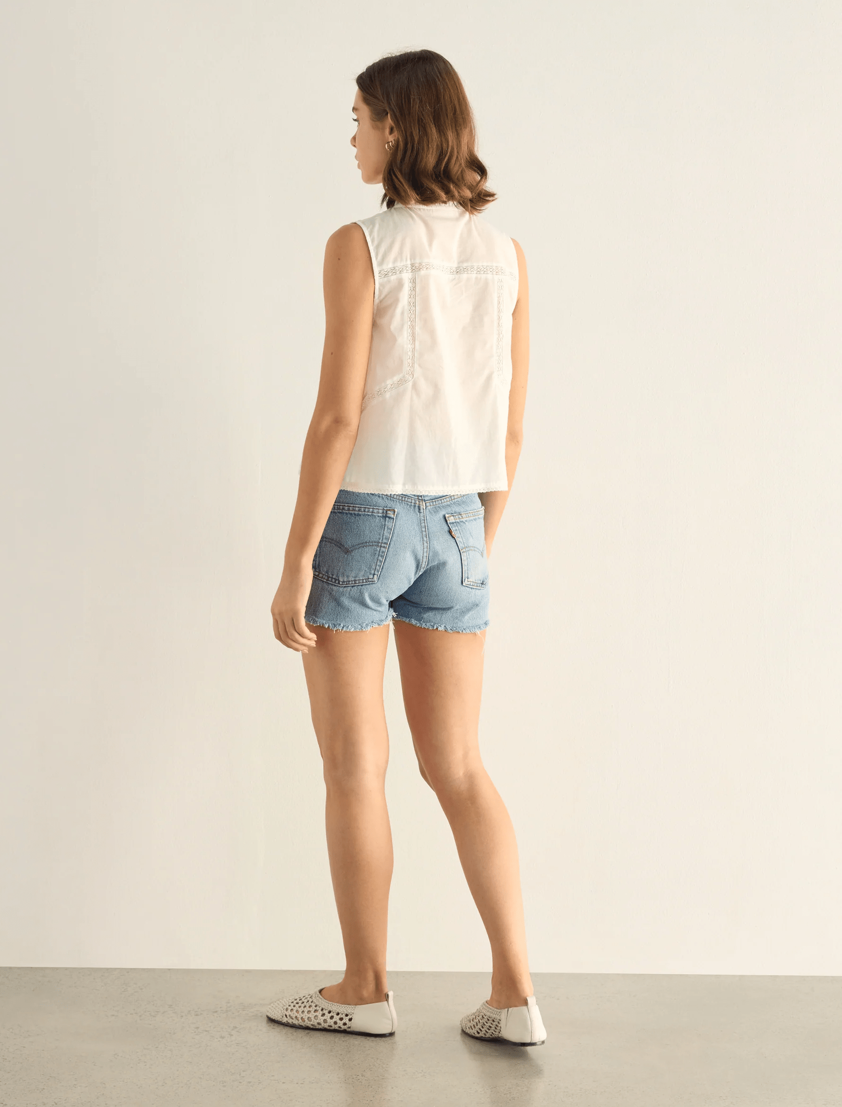 AUGUSTE THE LABEL Bellamy Embroidered Blouse - White