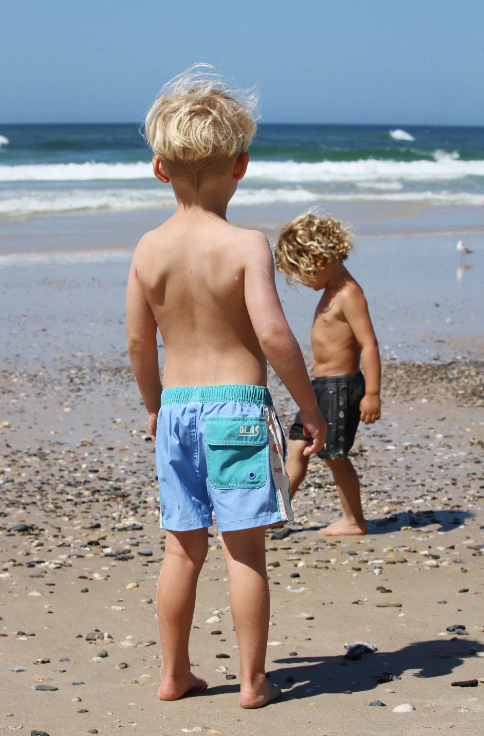 Olas - TWIN FIN MINI BOARDSHORT - Little boy blue