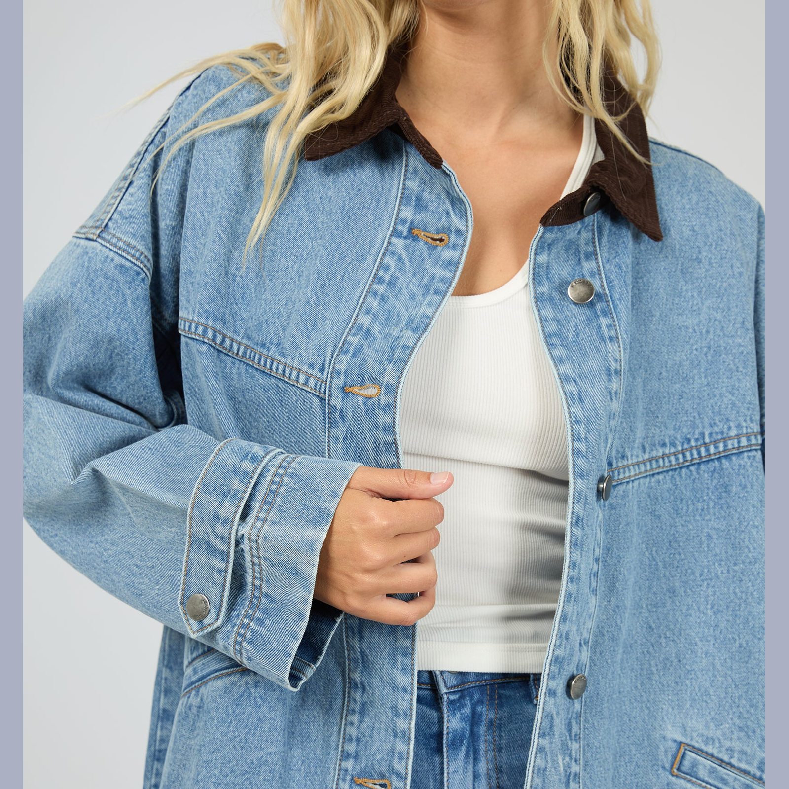 ALL ABOUT EVE tommy jacket - Light blue