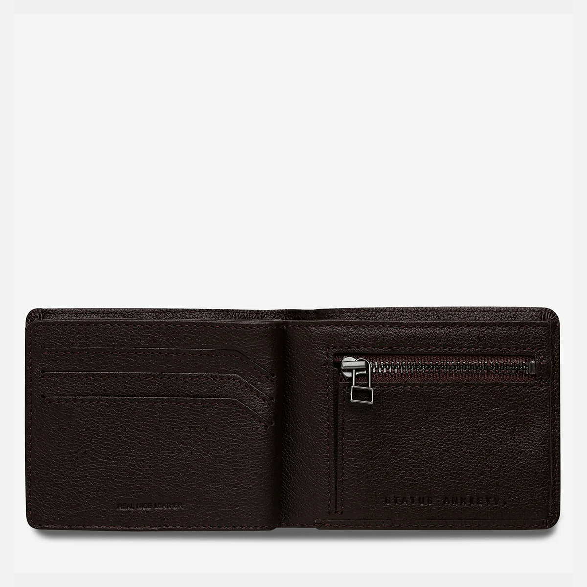 Status Anxiety Leonard Wallet Chocolate