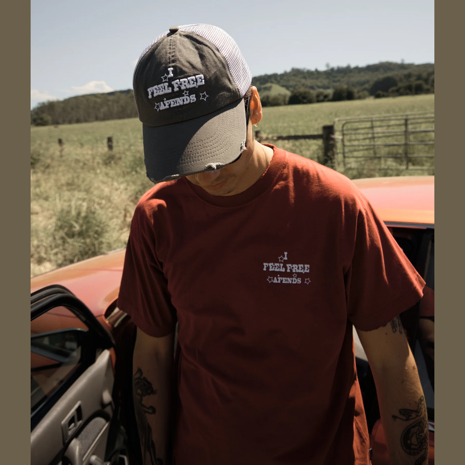AFENDS Sonoran Six Panel Mesh Cap - Sycamore