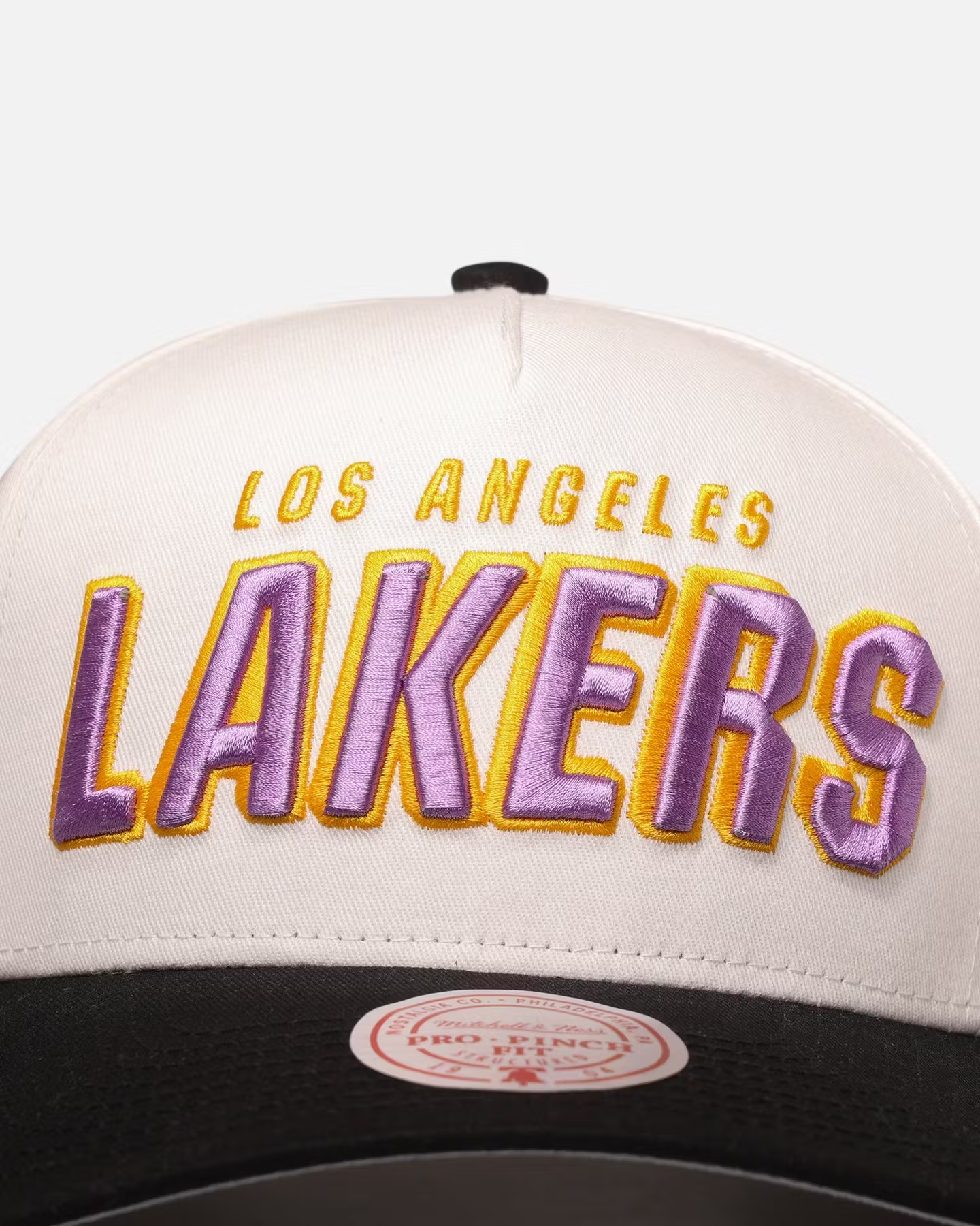 MITCHELL & NESS Los Angeles Lakers 'Draft Day' Pro Pinch Snapback