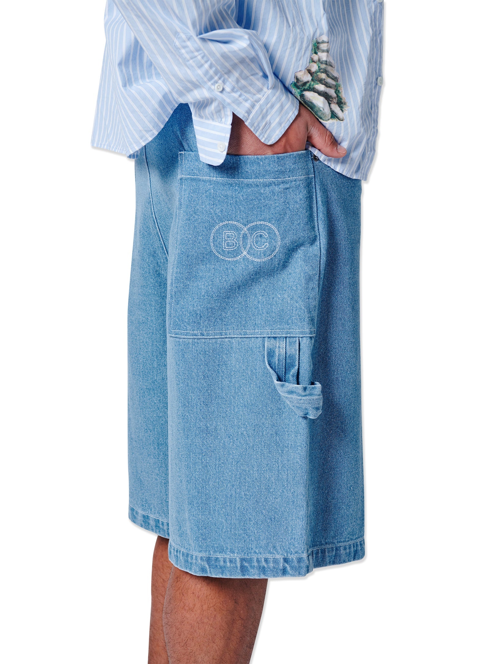 Barney Cools Denim Jort Stonewash