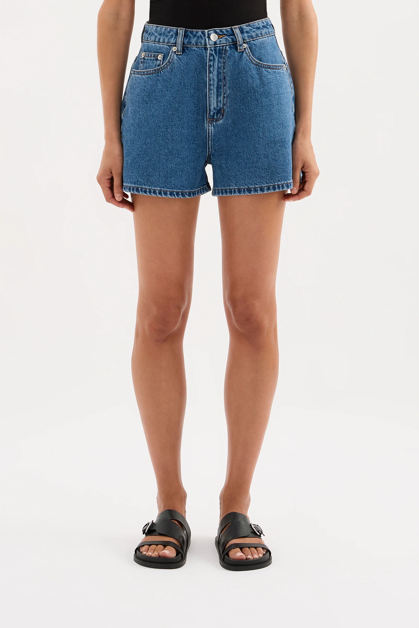 NUDE LUCY Organic Mom Short - Royal Blue