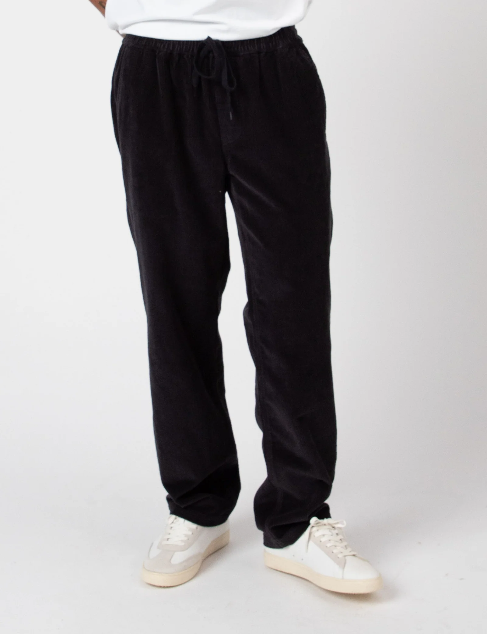 MR SIMPLE Burbank Elastic Cord Pant - Charcoal