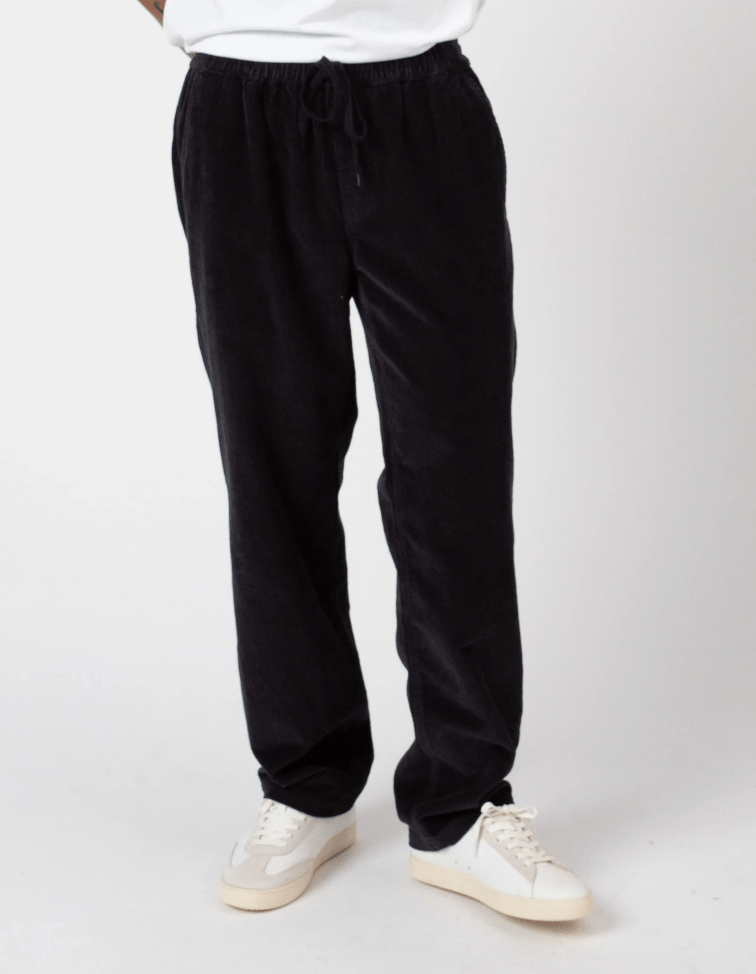 MR SIMPLE Burbank Elastic Cord Pant - Charcoal