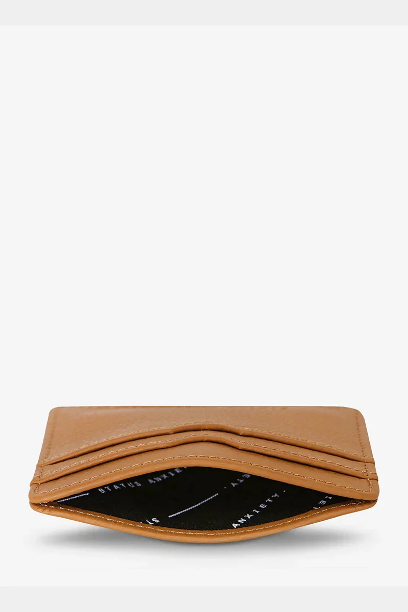 STATUS ANXIETY together for now wallet - tan