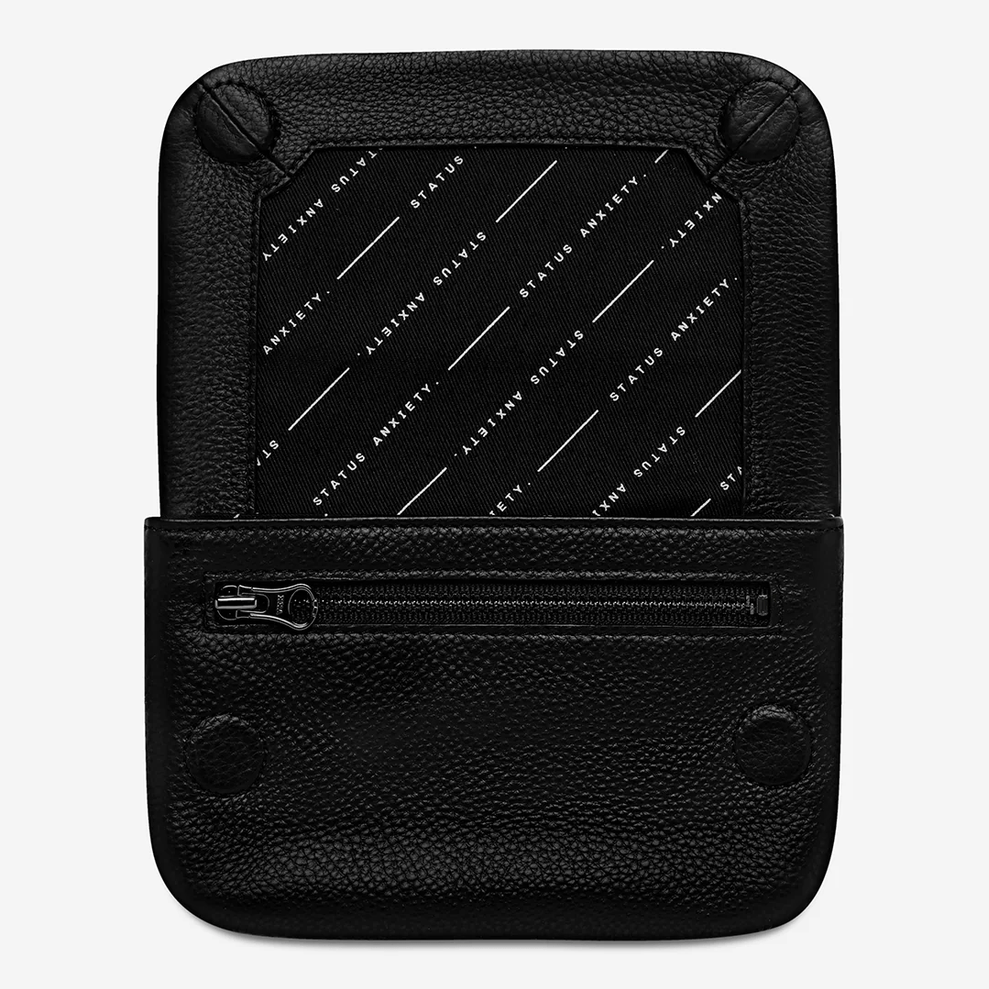 Status anxiety impermanent wallet - black