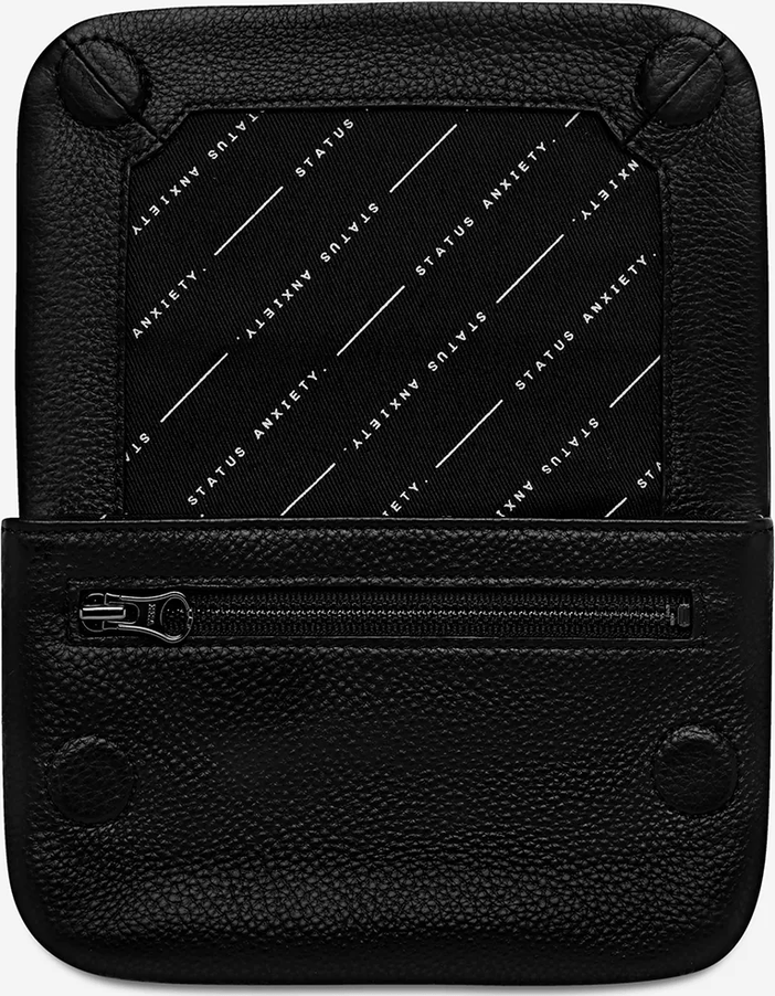Status anxiety impermanent wallet - black