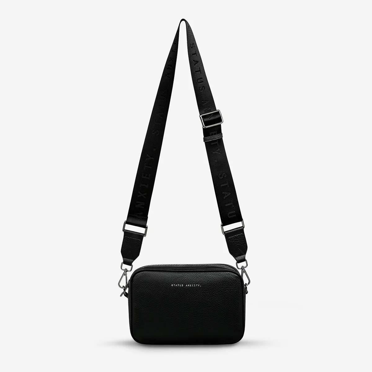 STATUS ANXIETY Plunder with webbed strap - black