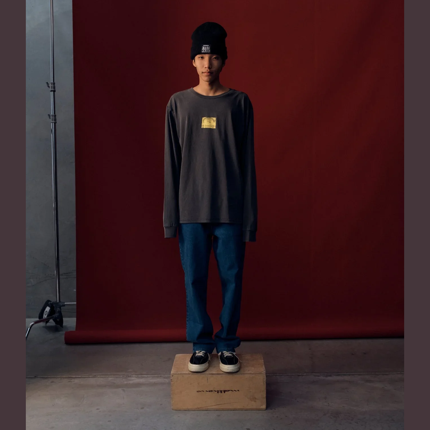 Former alleviation ls shirt - washed black