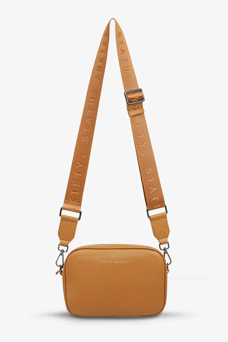 STATUS ANXIETY plunder with webbed strap - tan