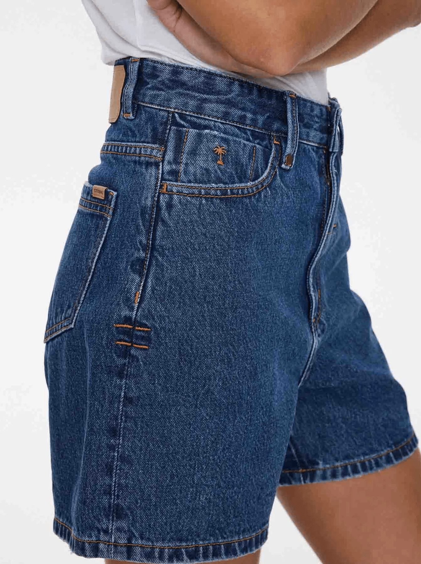 THRILLS Koko High Rise Short - Deep Vintage Blue