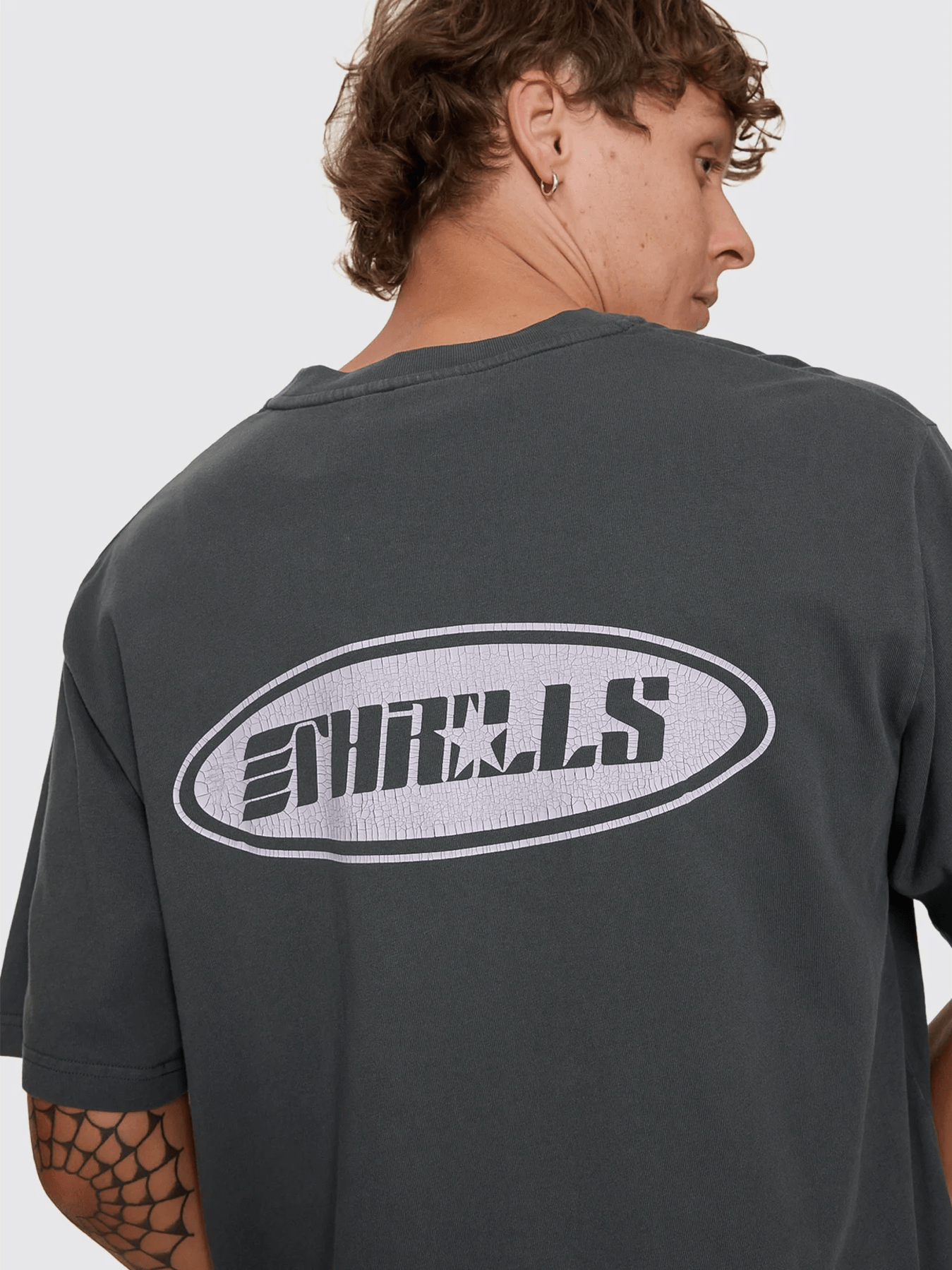 THRILLS Odyssey Core Oversize Tee - Carbon