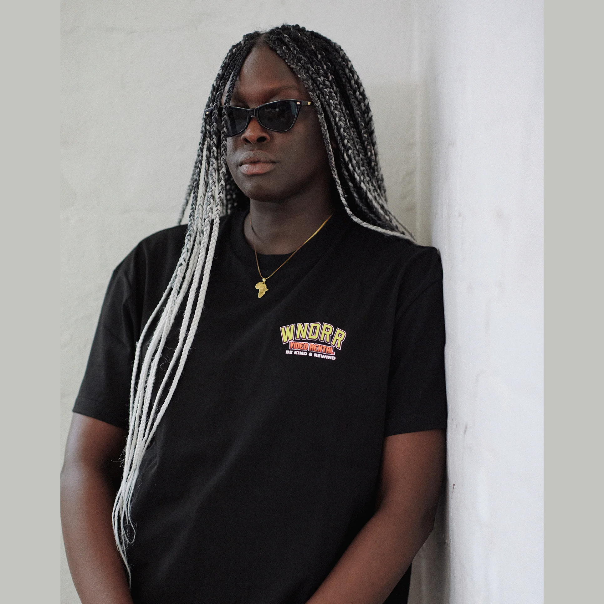 WNDRR Video rental box fit tee - Black