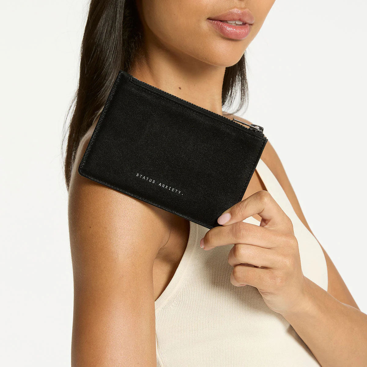 STATUS ANXIETY Gone Again Wallet - Black Nappa