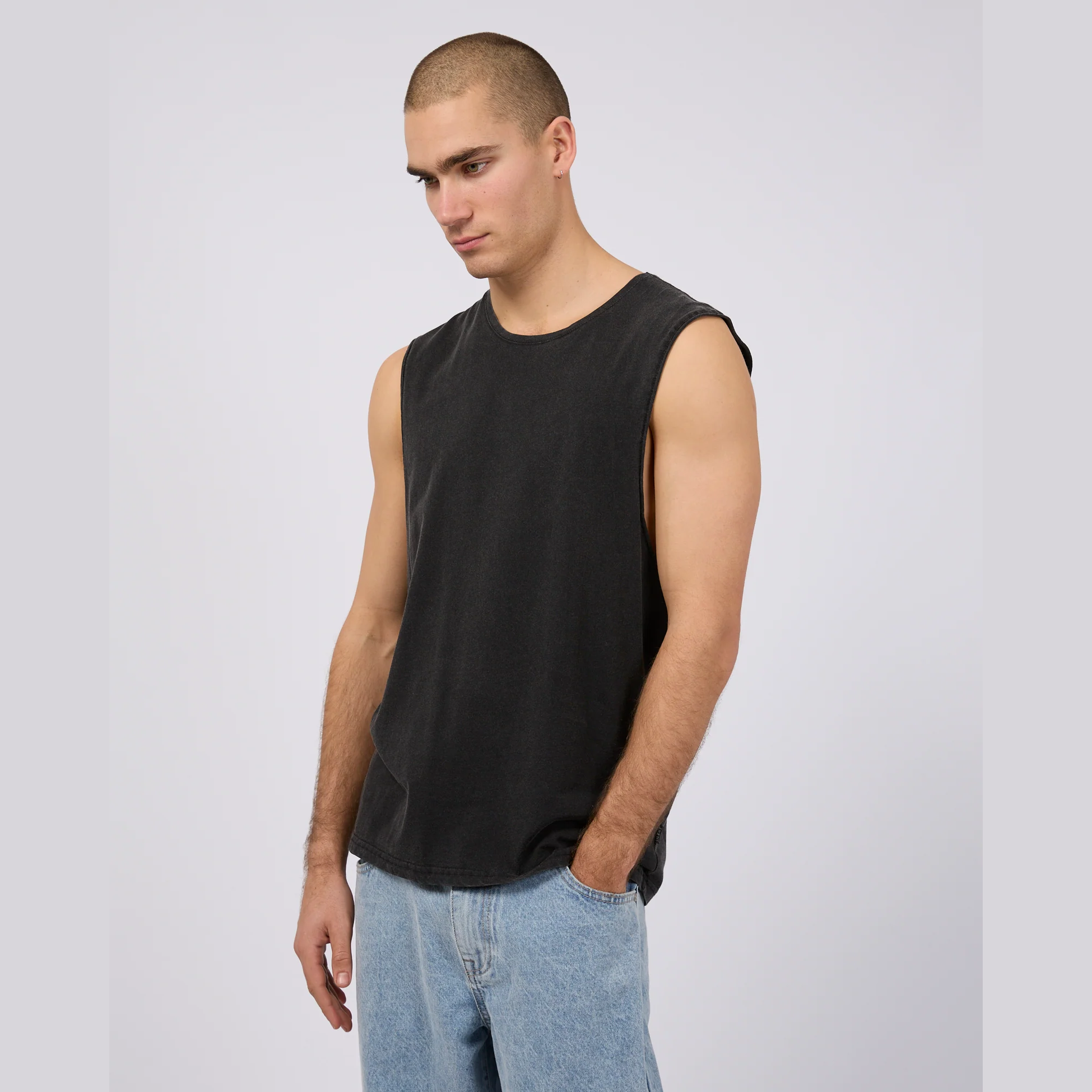 SILENT THEORY Classic muscle - Washed black