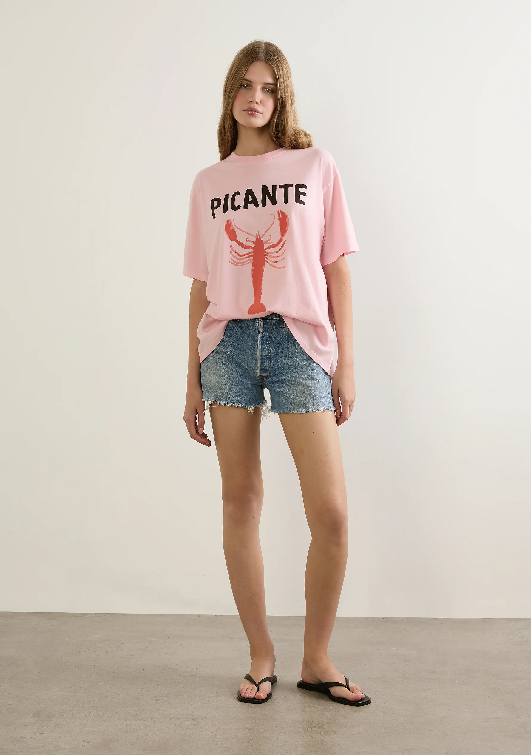 AUGUSTE THE LABEL Picante Boyfriend Tee - Pink