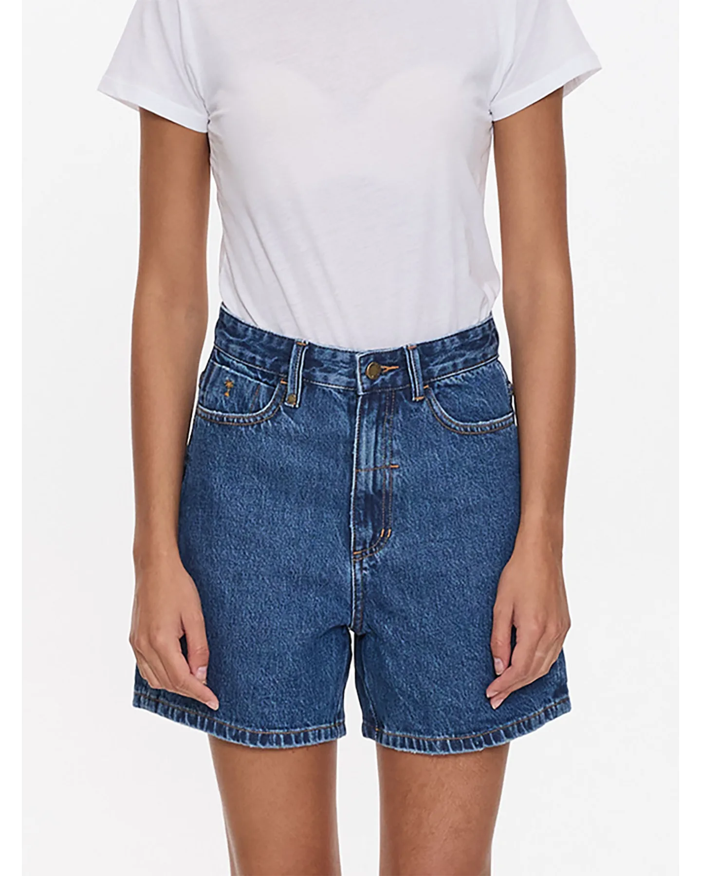 THRILLS Koko High Rise Short - Deep Vintage Blue