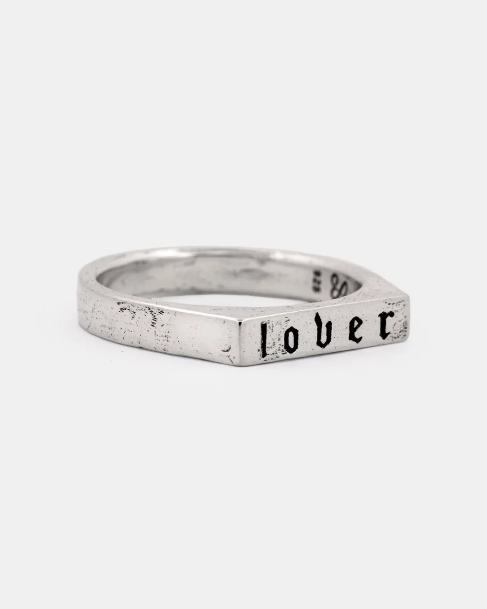 SUE THE BOY Lover Stacker Ring Size W- 925 Silver