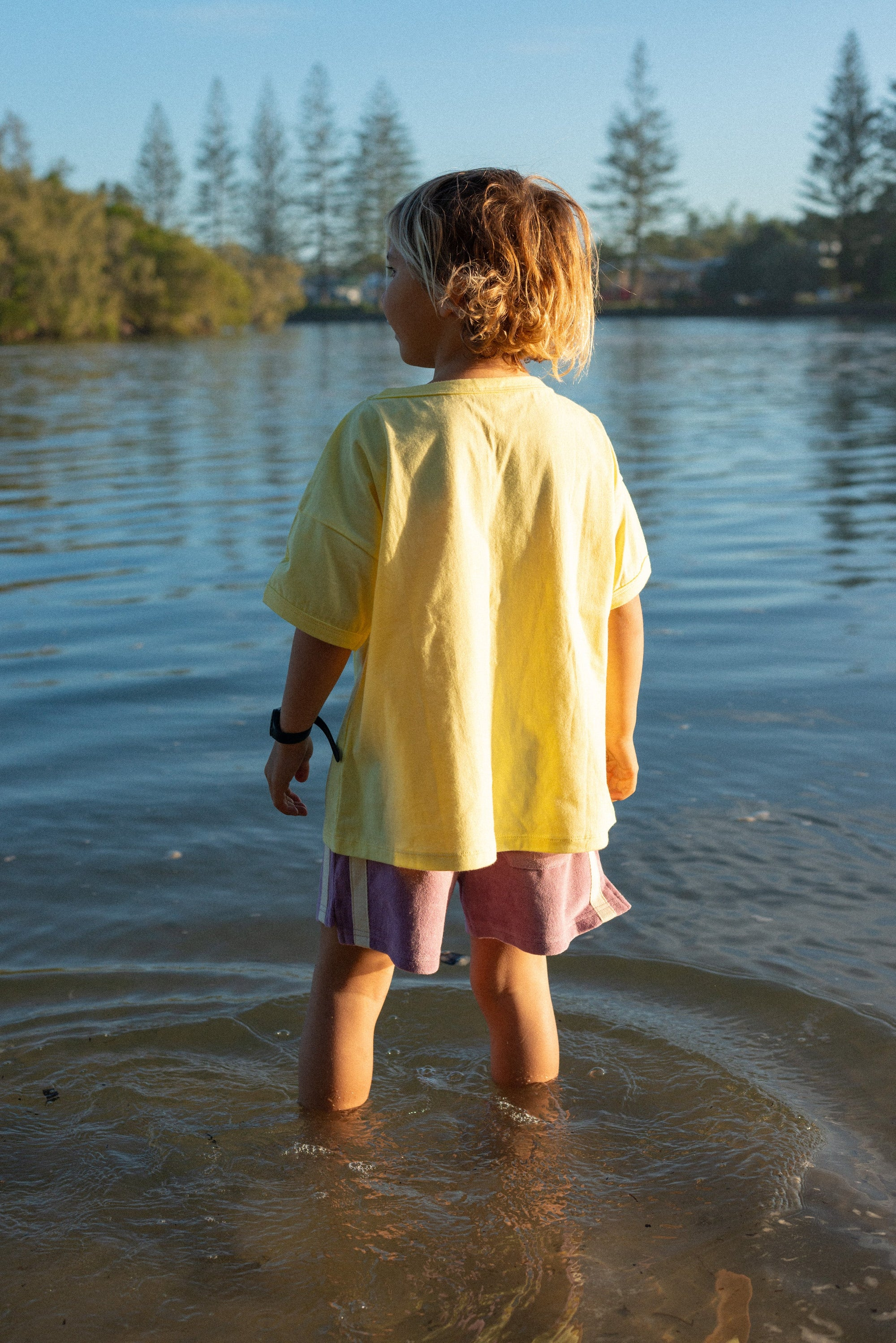 ATMOSEA Mini Terry Towelling Shorts - Jacaranda