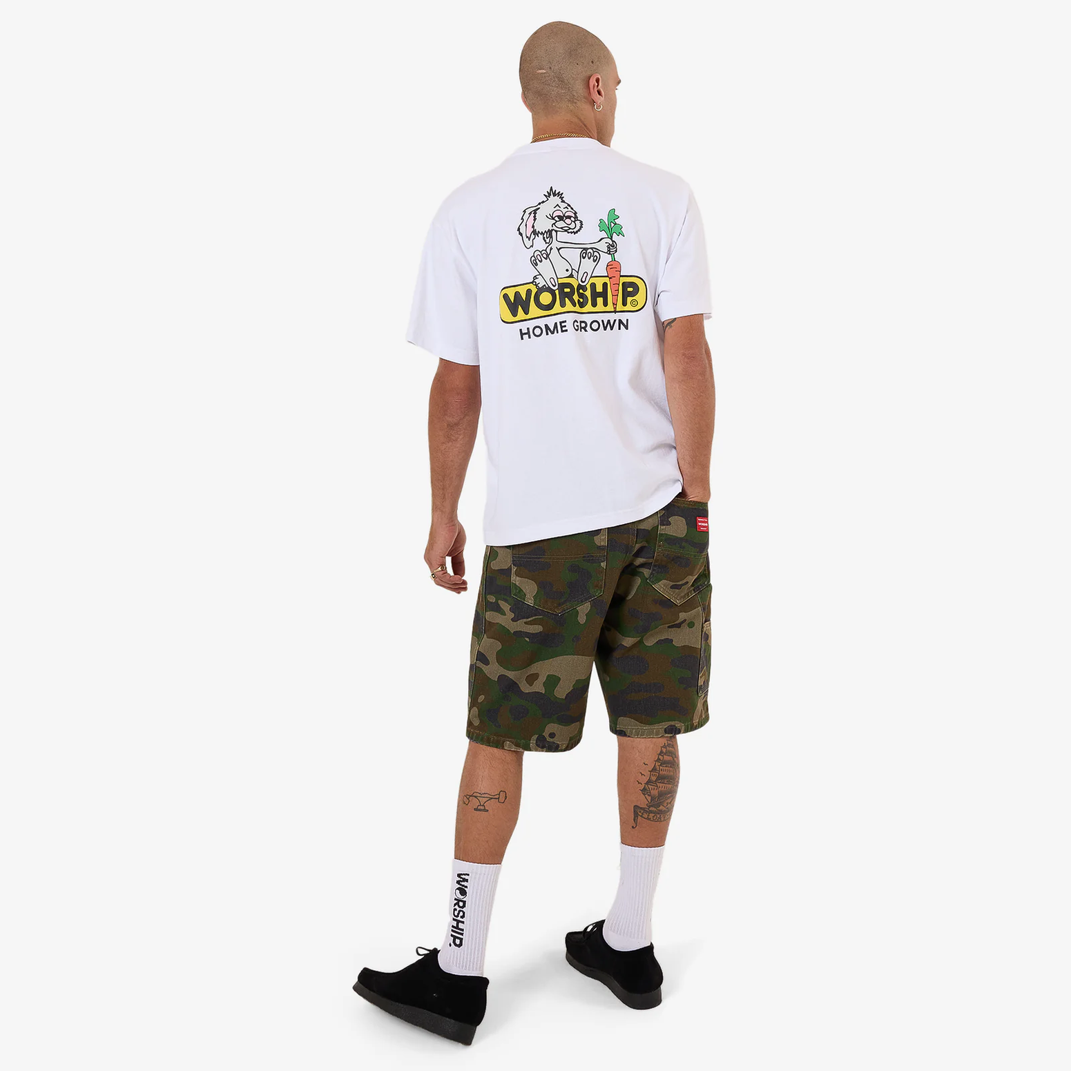 WORSHIP Home Grown Tee - White