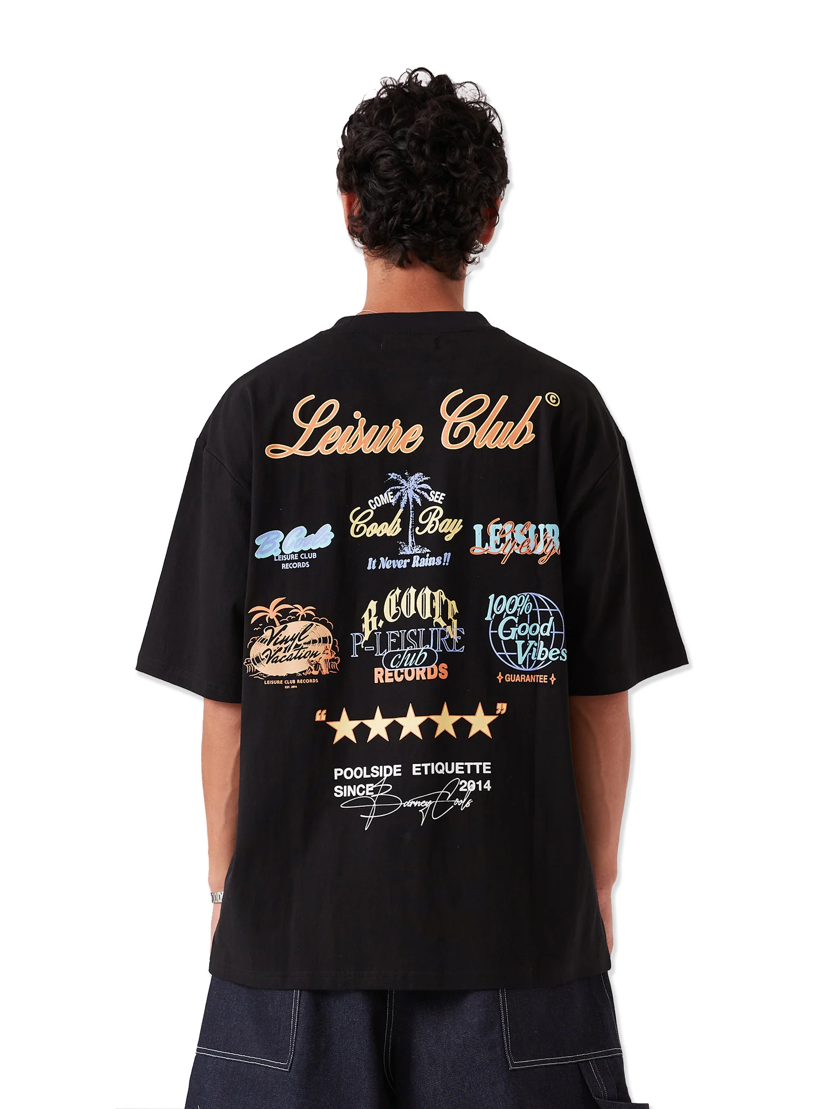 BARNEY COOLS Medley Tee Black