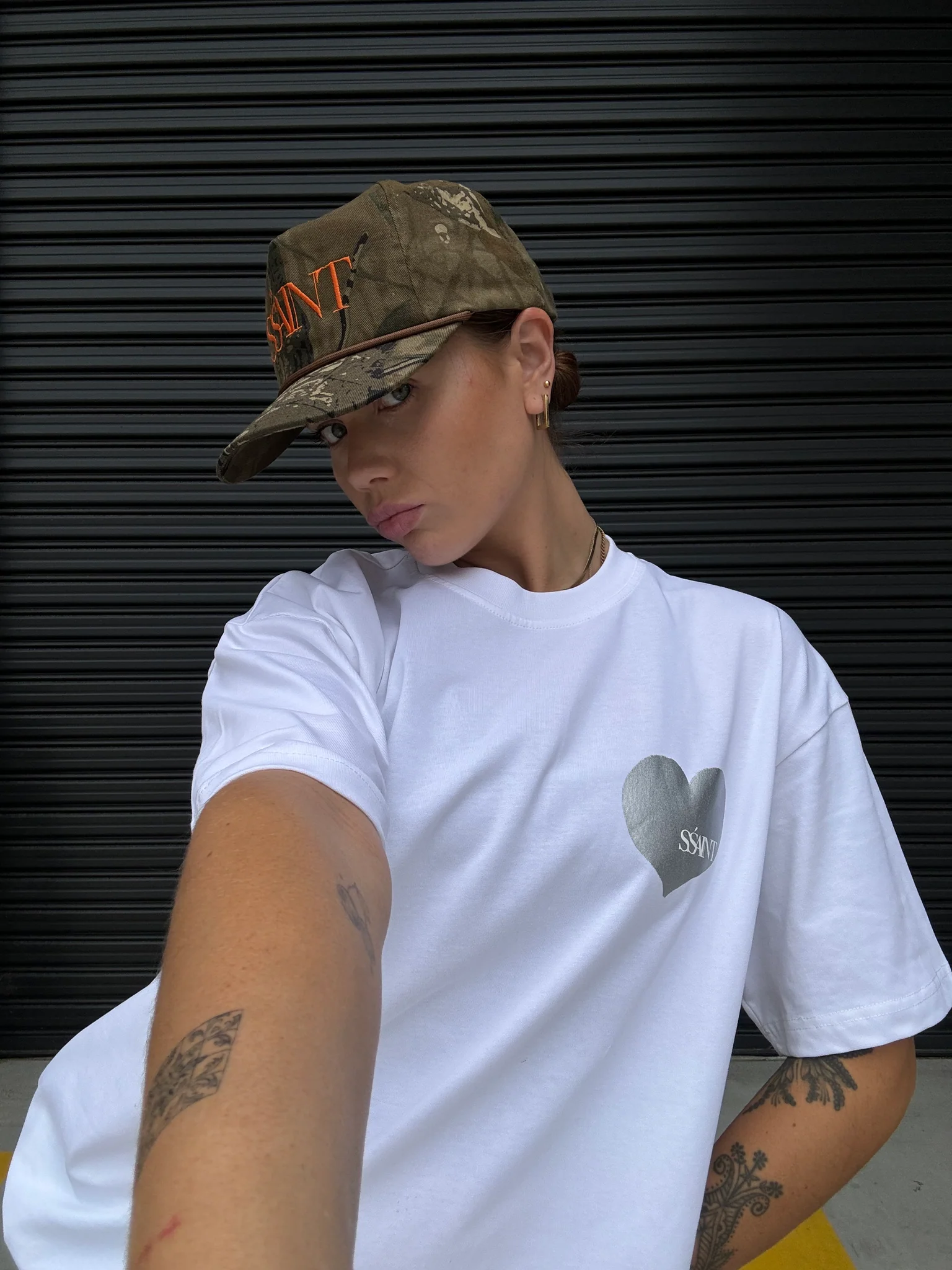 SSAINT - Camo five panel cap