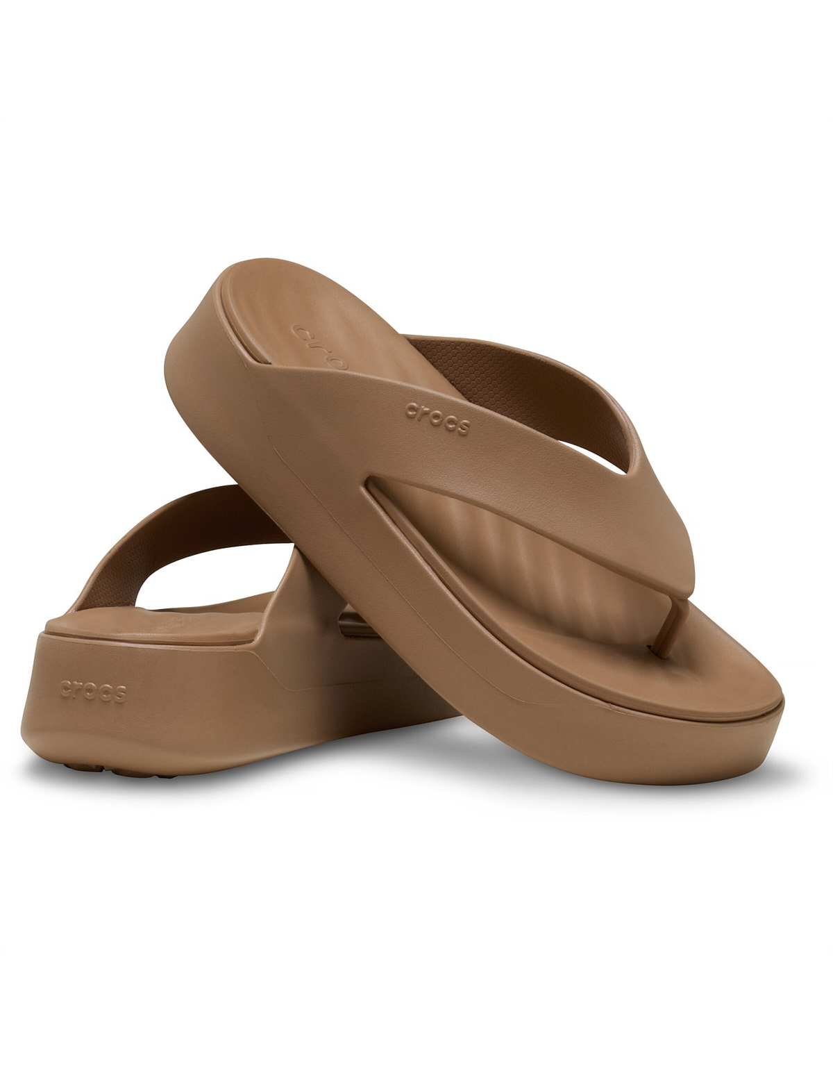 CROCS Getaway platform flip - Milk chocolate