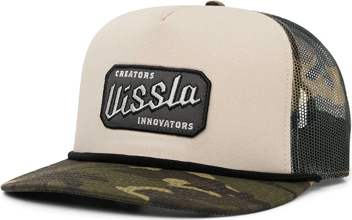 VISSLA Garage Foam Trucker Hat - Camo
