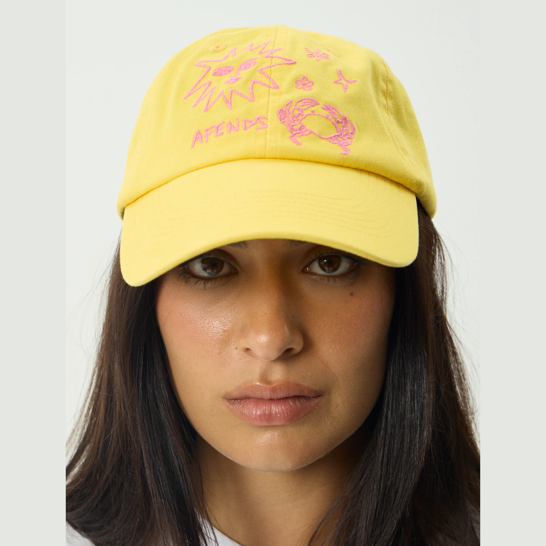 AFENDS Sunbake- Panelled Cap - Lemon