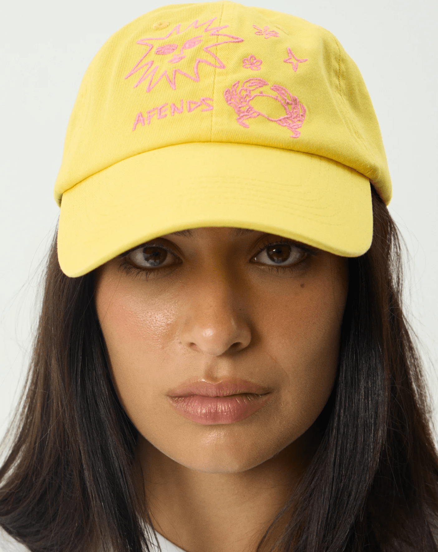 AFENDS Sunbake- Panelled Cap - Lemon