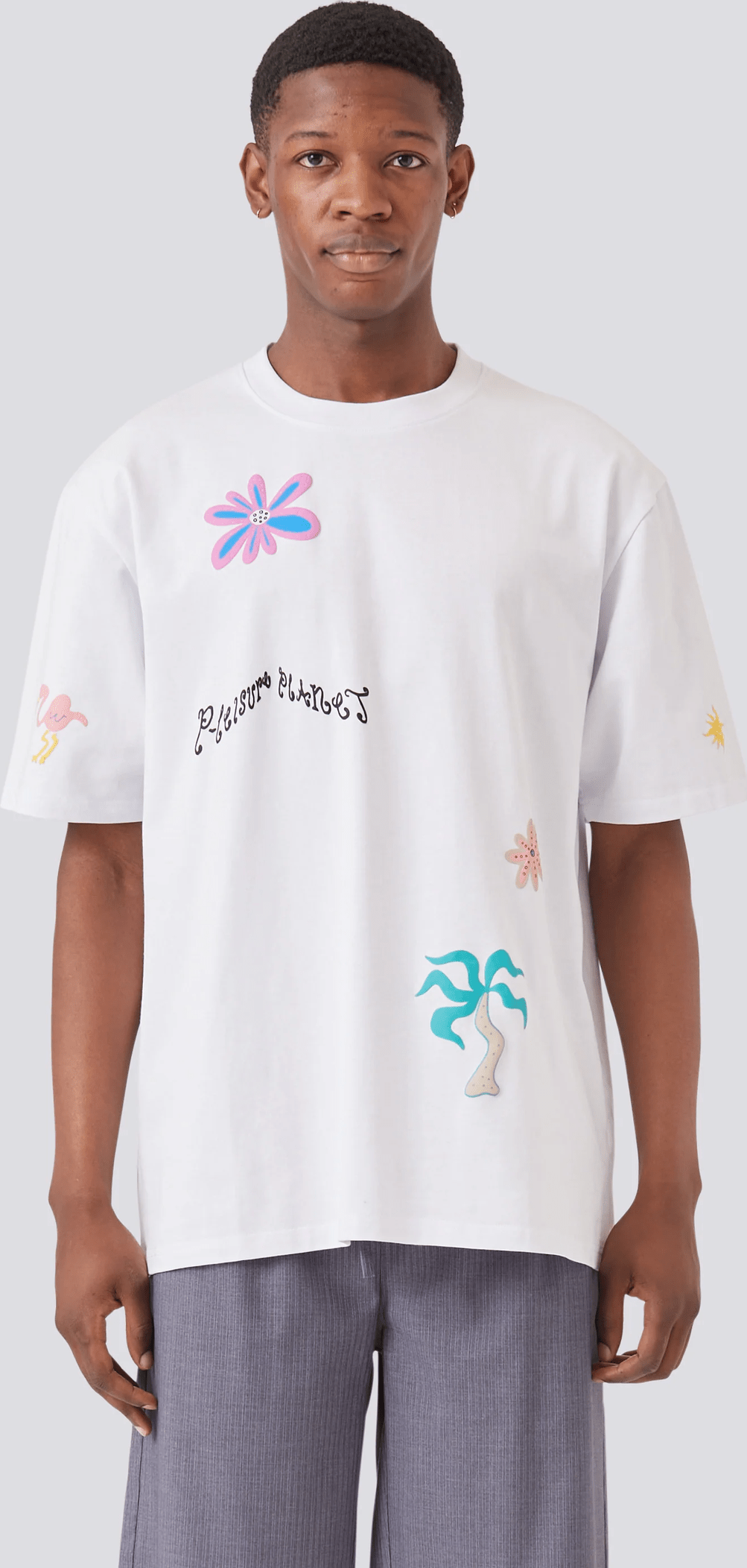 BARNEY COOLS Planet tee - White
