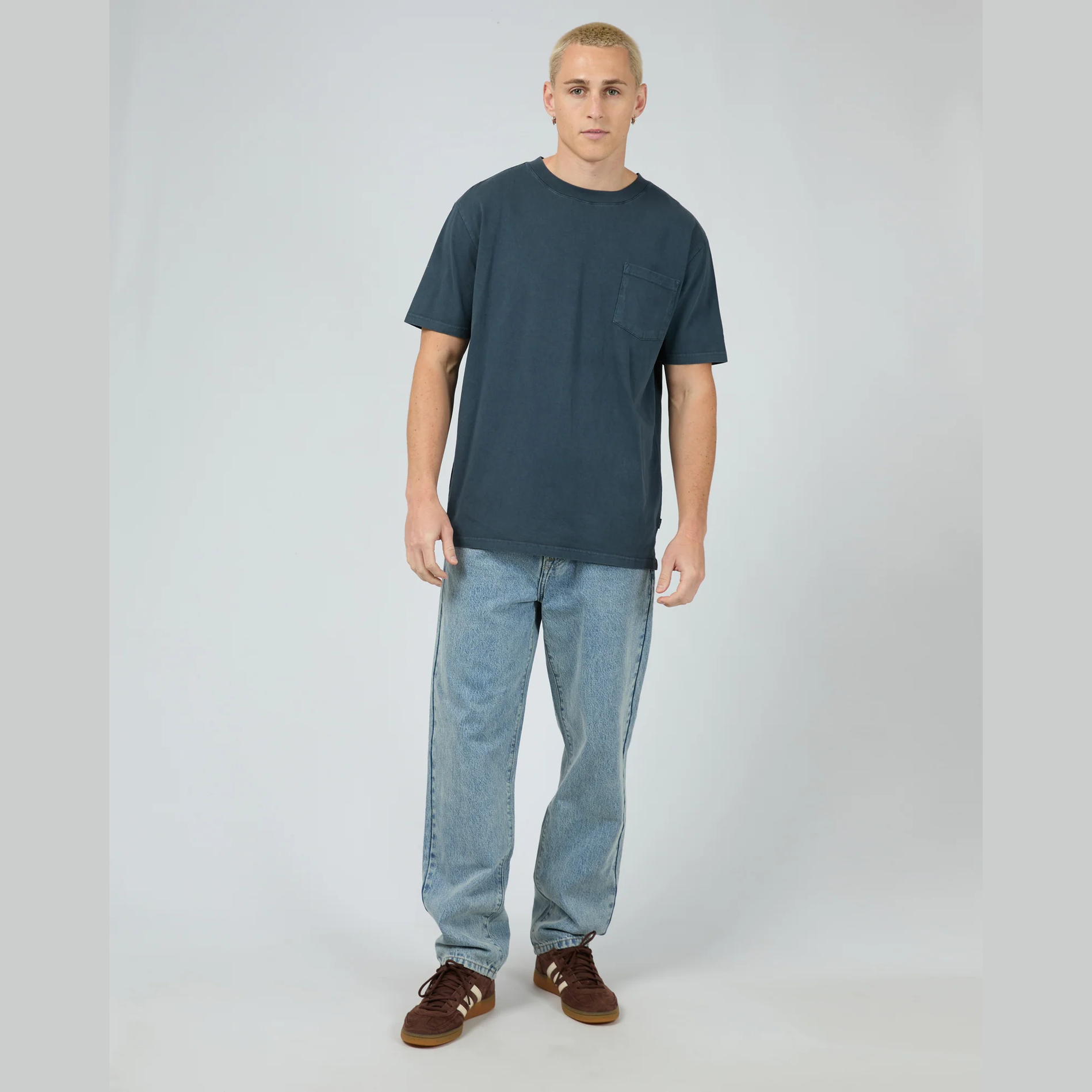 SILENT THEORY Surplus pocket tee - Navy