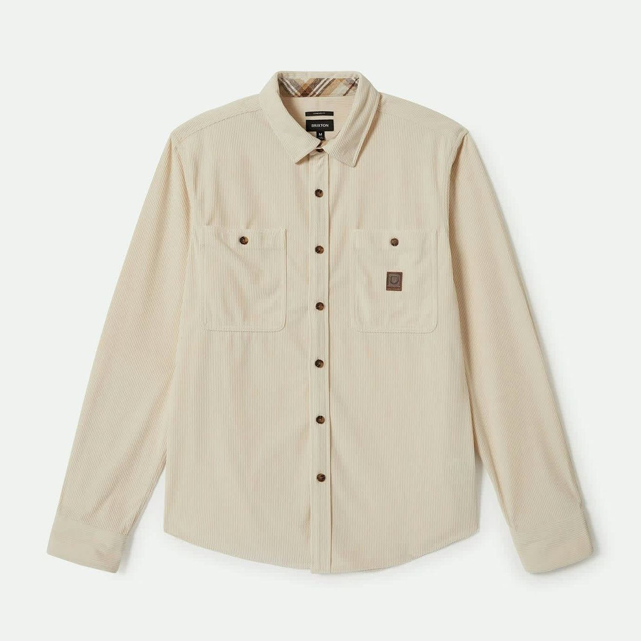 BRIXTON The Field Corduroy L/S Overshirt - Whitecap