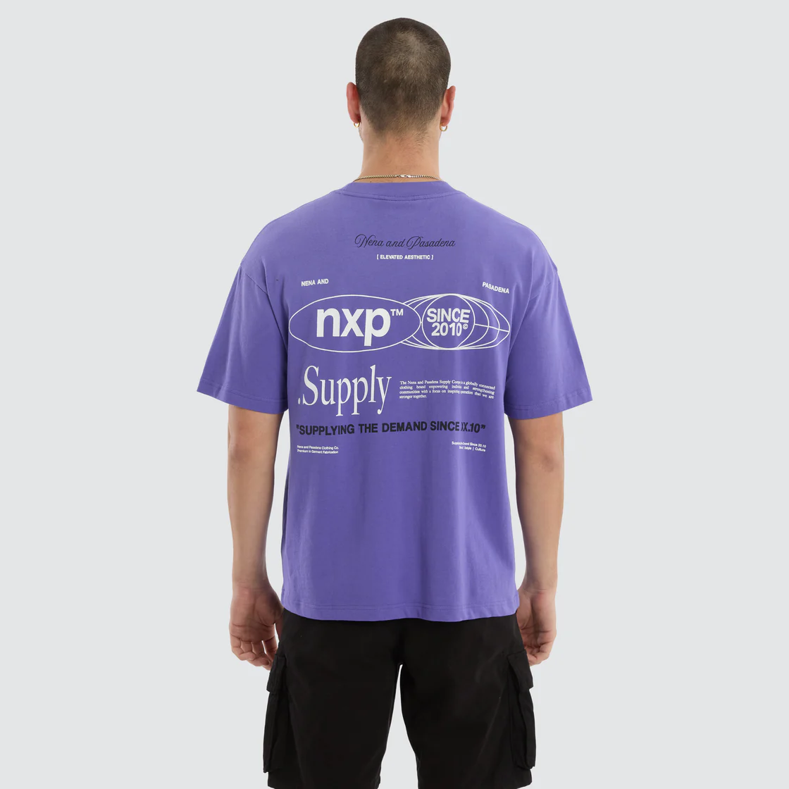 NENA & PASADENA Union raptor tee - Purple opulence