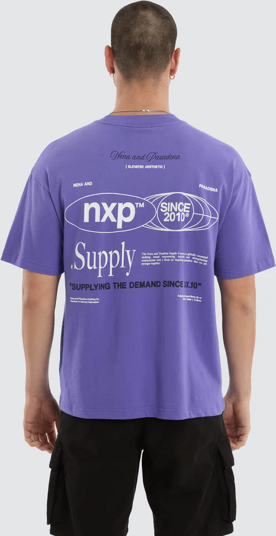 NENA & PASADENA Union raptor tee - Purple opulence