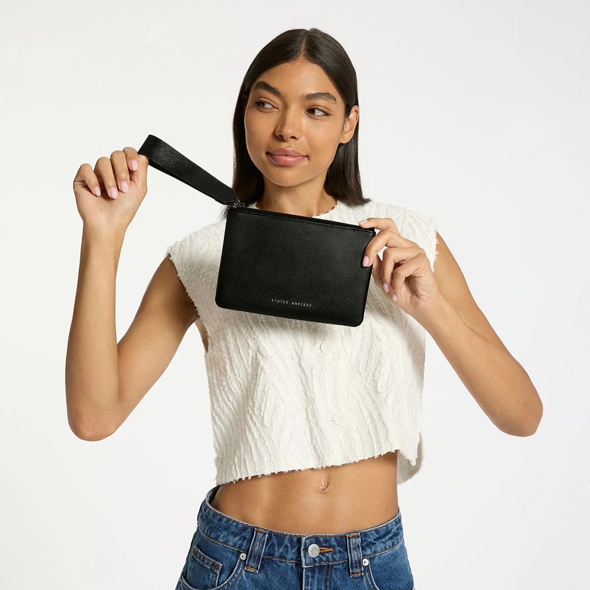 STATUS ANXIETY Take Your Chances Wallet - Black Nappa