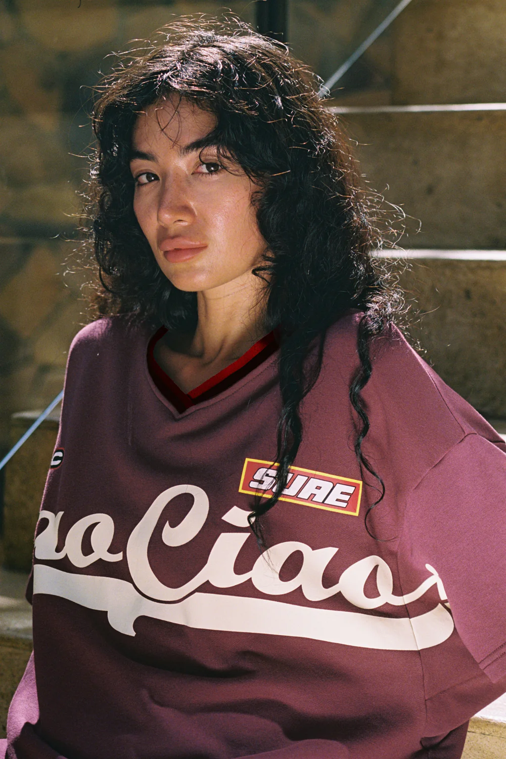 CIAO CIAO Shiraz enzo sport jersey - Burgandy