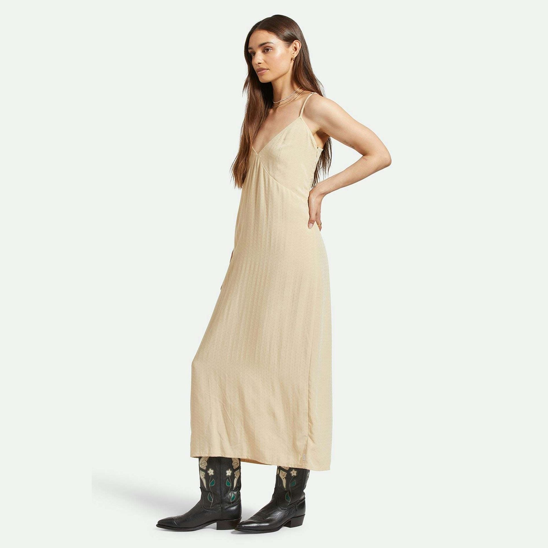 BRIXTON Vintage Slip Dress - Vintage white