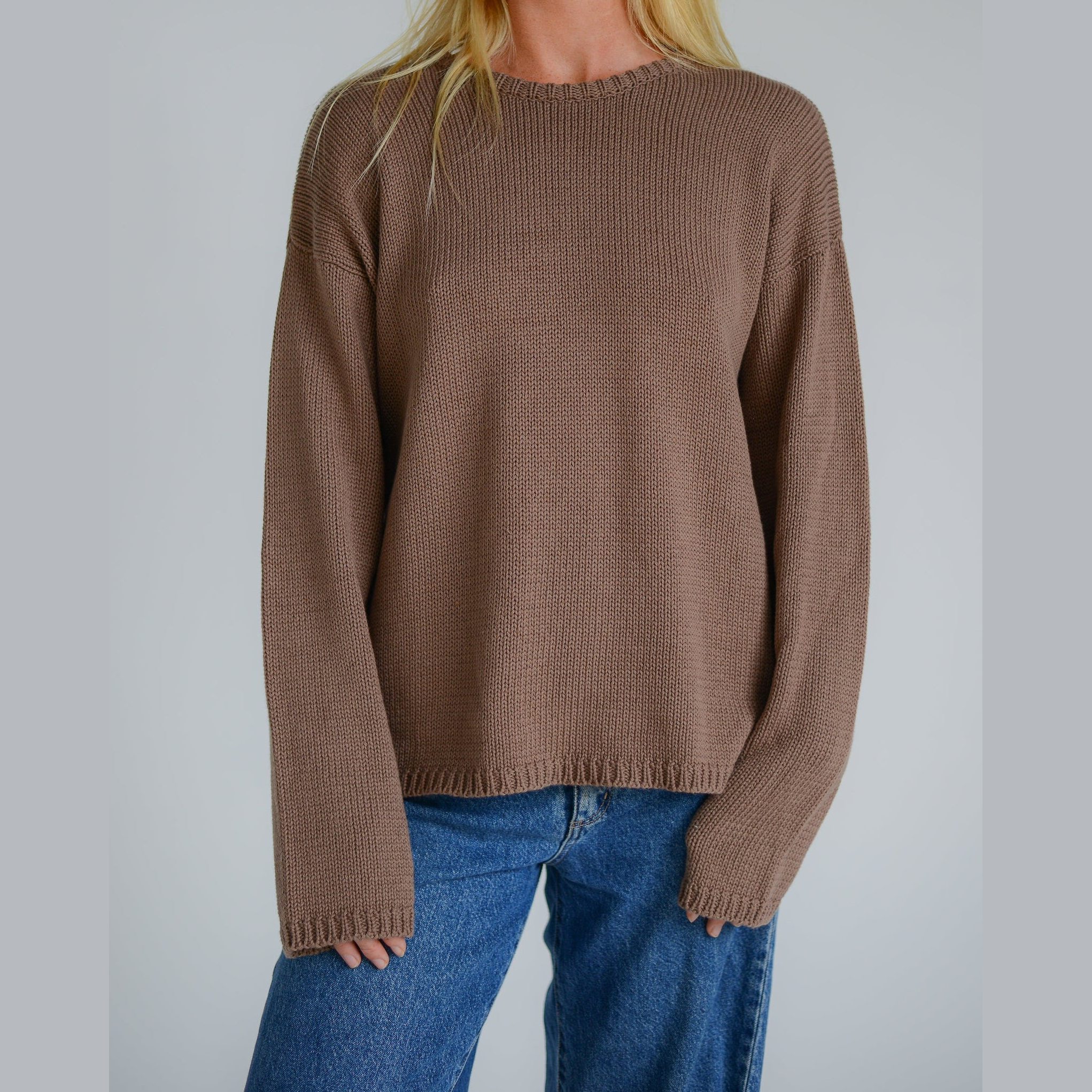 THE BARE ROAD Lucia Knit Jumper - Mocha