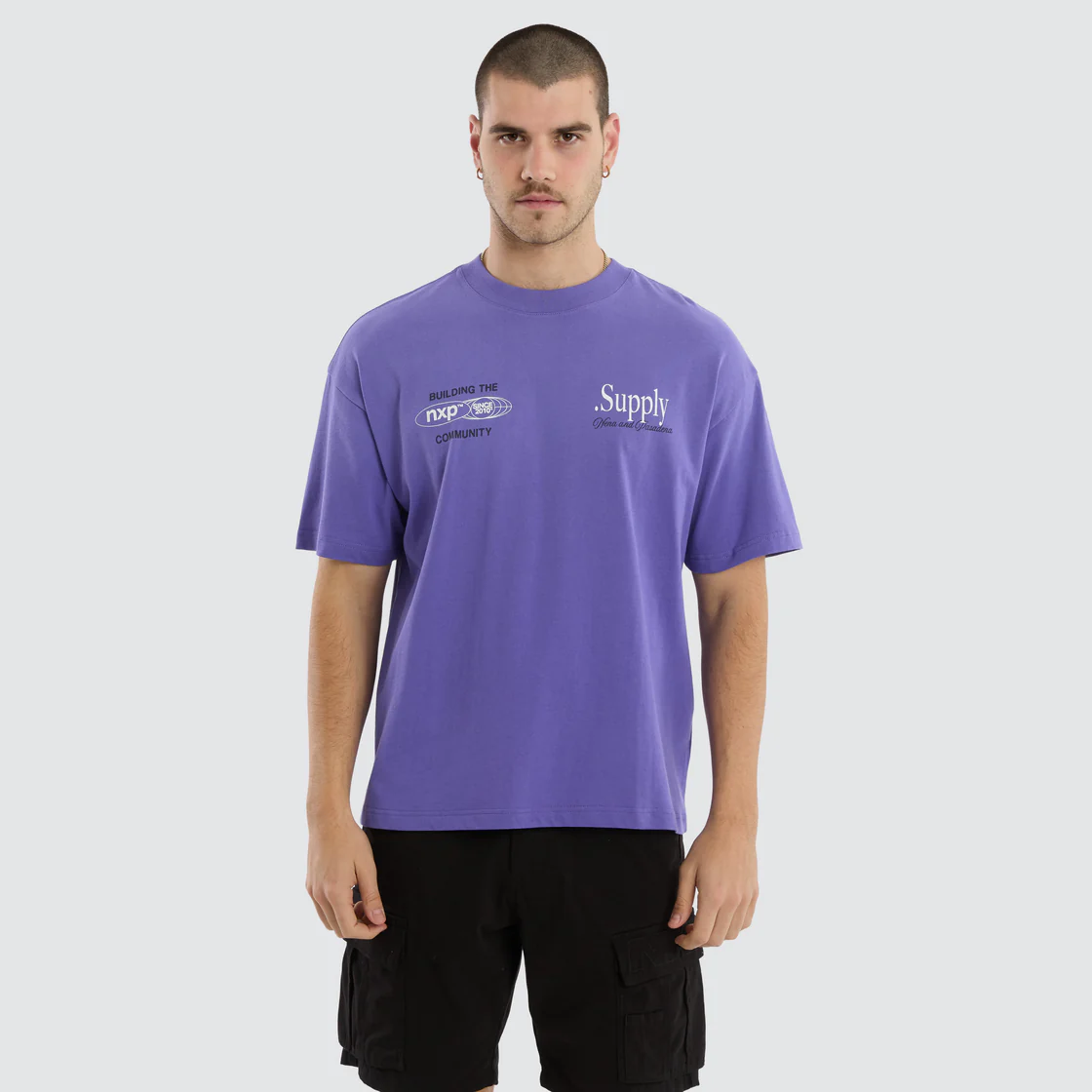 NENA & PASADENA Union raptor tee - Purple opulence