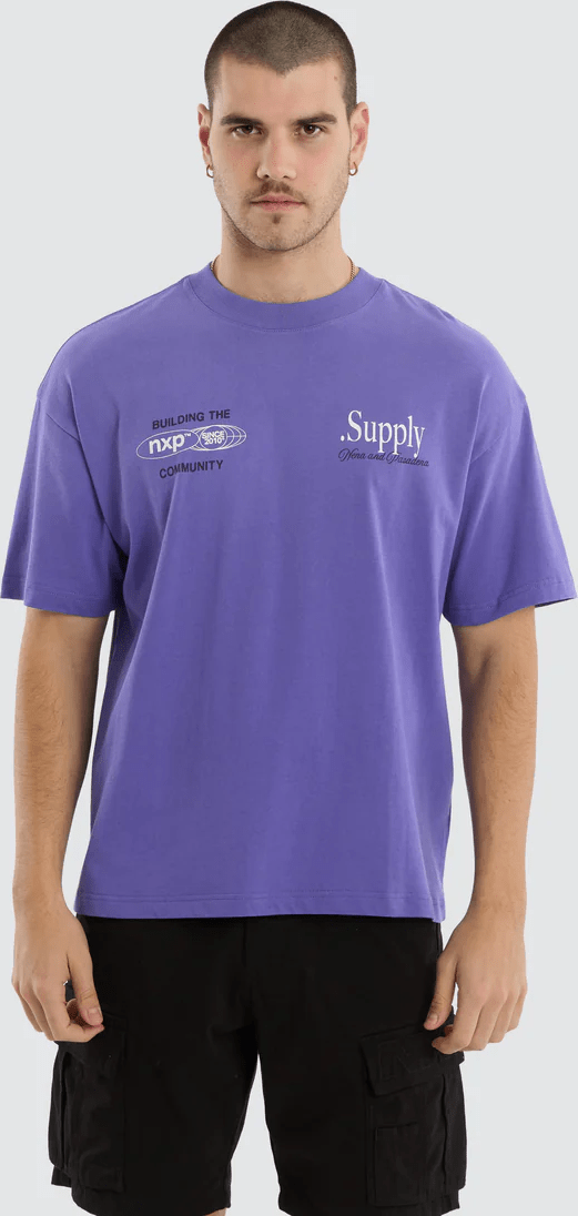 NENA & PASADENA Union raptor tee - Purple opulence