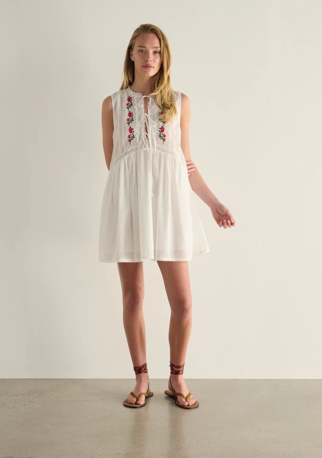 AUGUSTE THE LABEL Bellamy Mini Dress - White